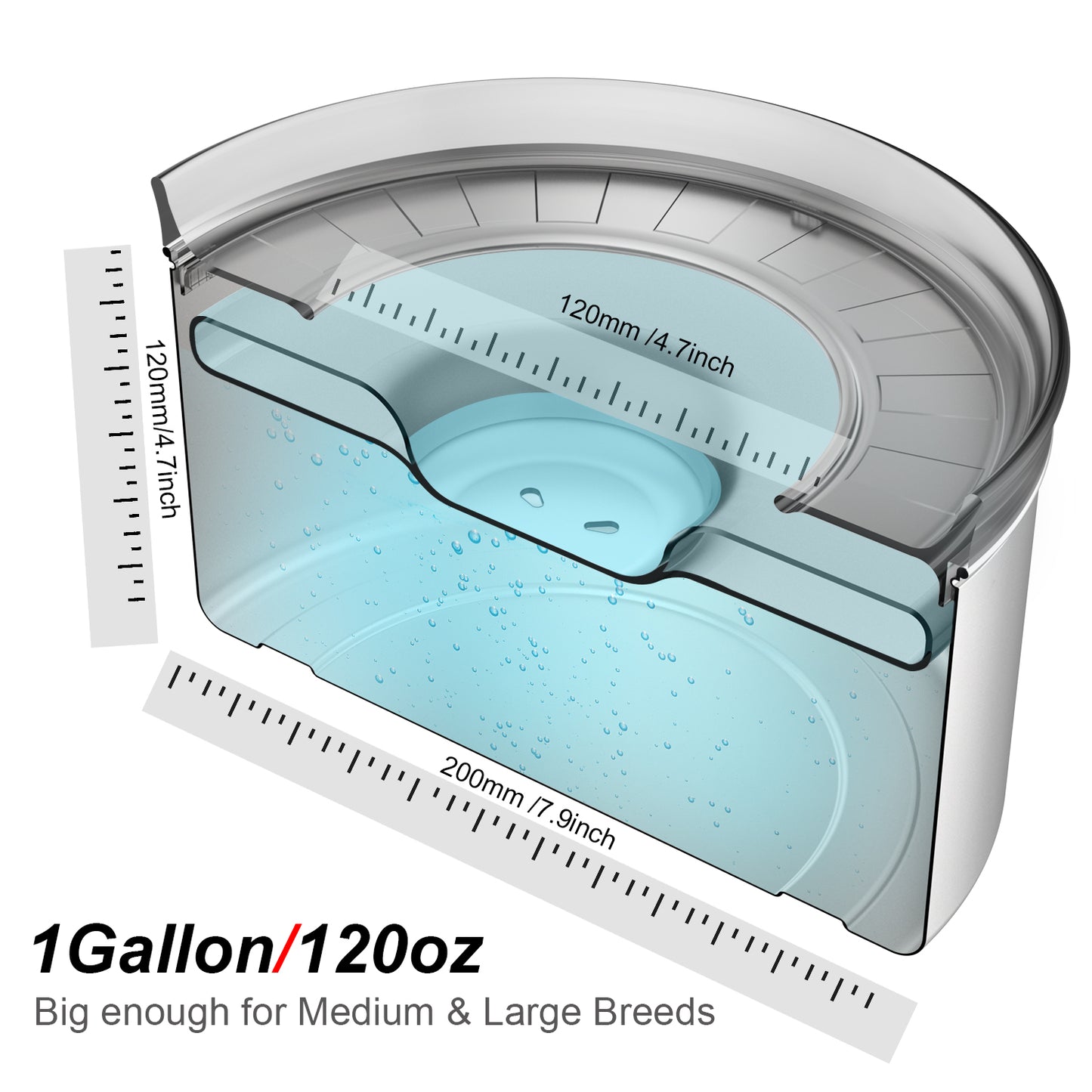Spill Proof Dog Water Bowl