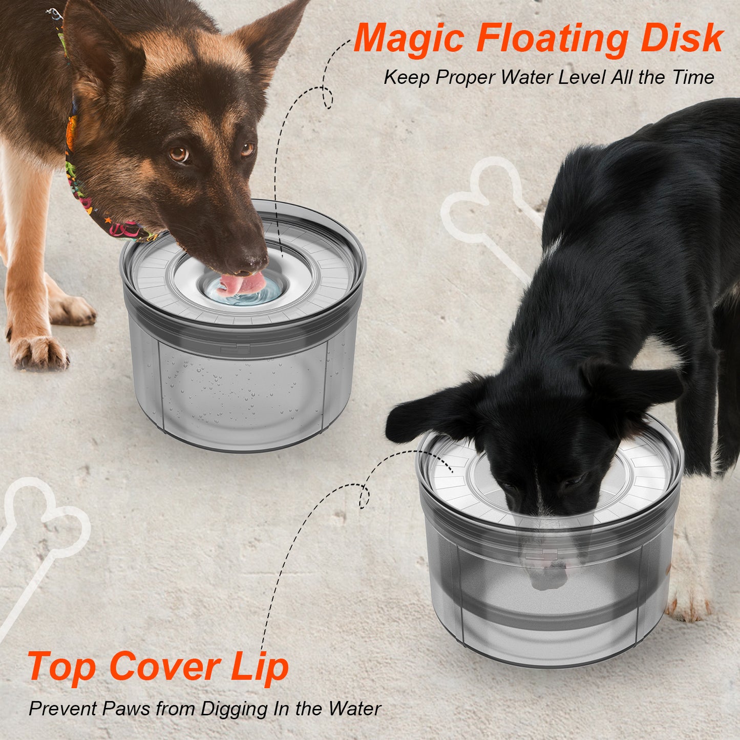 No Spill Dog Water Bowl