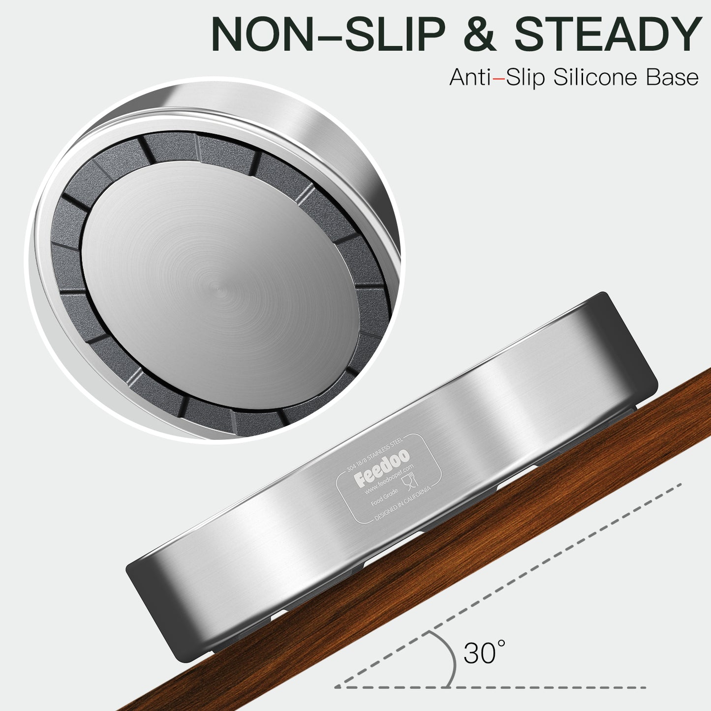 Double-Wall Non-Skid Stainless Steel Slow Feeder Dog Bowl, Small:1-Cup