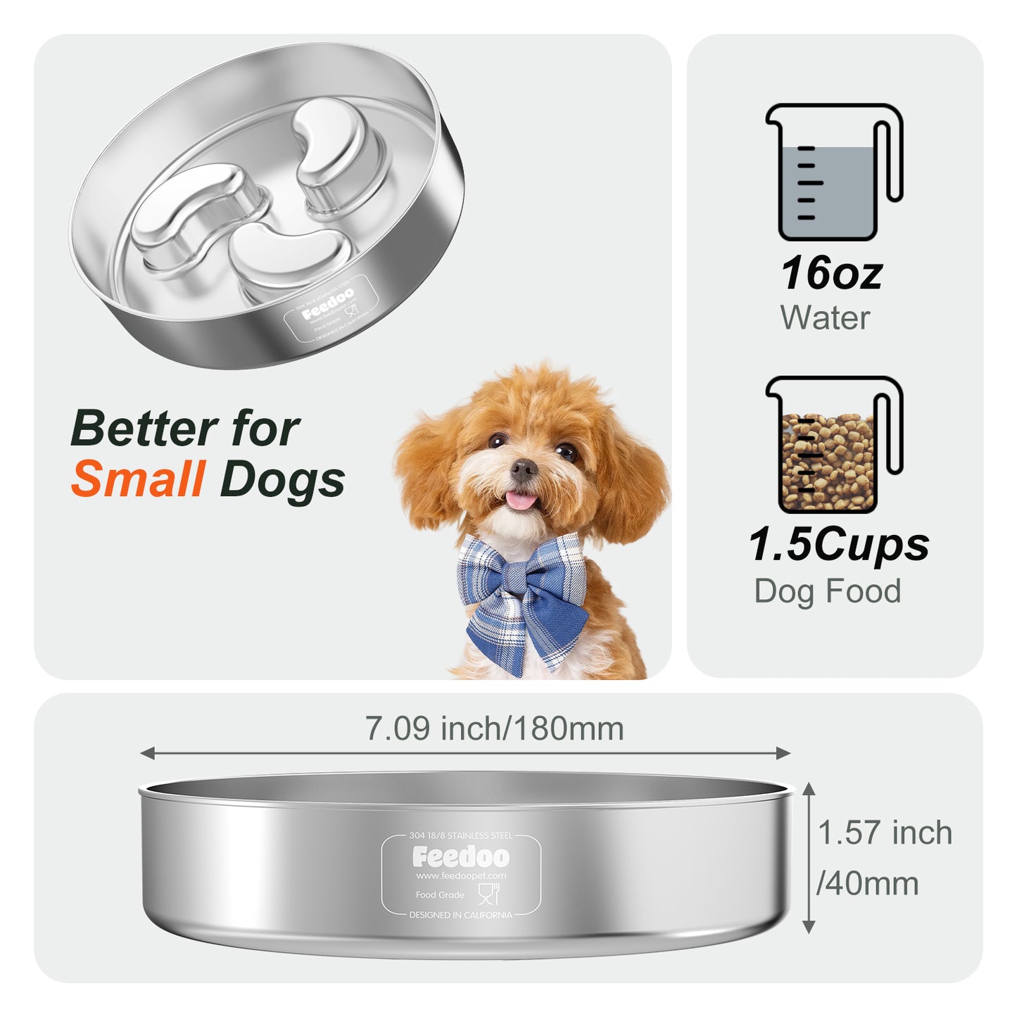 Slow Feeder Dog Bowl